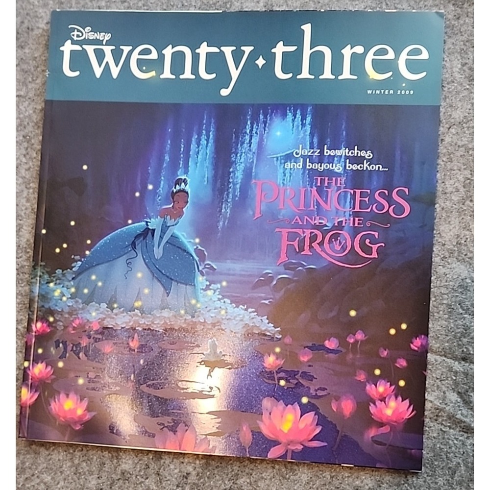 Disney D23 Twenty-Three Magazine Gold Member Princess and the Frog Tiana 2009